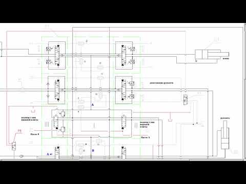 Видео: Гидравлическая схема экскаватора Твекс ЕТ-16