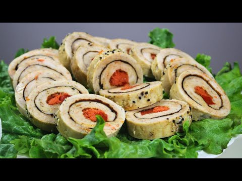 Видео: ПРОСТОЙ КУРИНЫЙ РУЛЕТ♥️Отличная холодная закуска или перекус