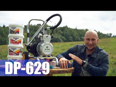 Видео: Как запустить и наладить работу мембранного окрасочного аппарата DinoPower 629