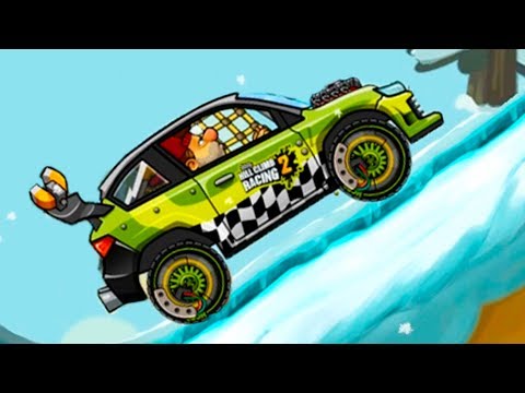 Видео: МАШИНКИ Hill Climb Racing #3 Хилл климб рейсинг 2 - тачка на заснеженной локации на канале МК