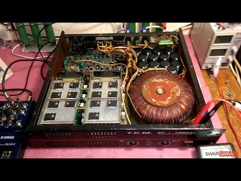 Видео: TCM PT-10002L (TCM PT-10002, TCM PT-1200.2) обзор ремонт усилителя Киев, усилитель class AB