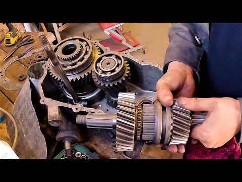 Видео: Модернизация раздатки газель под вал отбора мощности на самодельном тракторе.