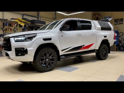 Видео: TOYOTA Hilux: 220V, Пневма, быстрый компрессор с ресивером (работы по установке доп оборудования).