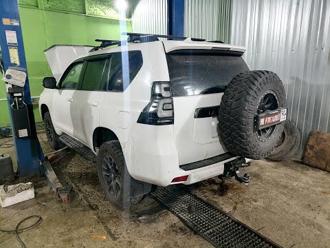 Видео: Мойка и антикор рамы Toyota Land Cruiser Prado150.