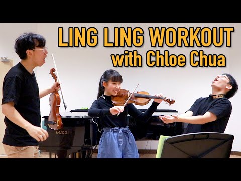 Видео: Тренировка Ling Ling с участием @ChloeChuaviolinist