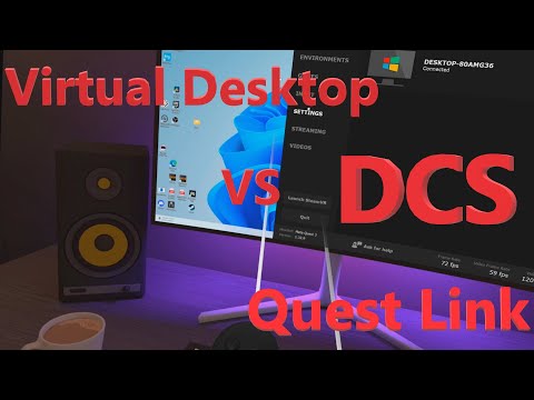 Видео: QuestLink VS VirtualDesktop в DCS