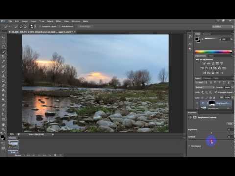Видео: Обработка на пейзажна снимка в photoshop
