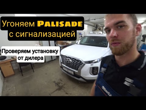 Видео: Угоняем Hyundai Palisade с сигнализацией. Постанова!