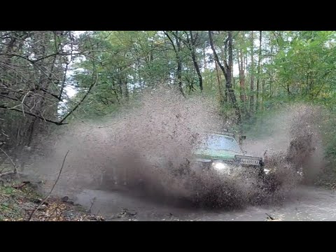 Видео: Первый Nissan Patrol 3UZ UA - первые испытания на танковой дороге