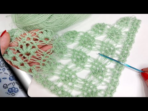 Видео: 🎉👌СУПЕР - легкая, Супер - красивая шаль крючком! (вязание крючком для начинающих)/ Crochet shawl