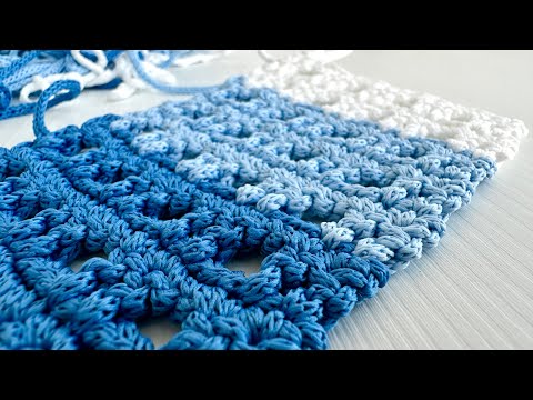 Видео: 😉 Самый популярный узор 2023 для летней сумки крючком