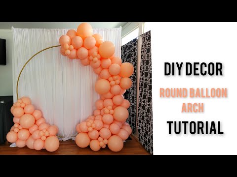 Видео: ПРОСТАЯ РУКОВОДСТВО ПО СОЗДАНИЮ АРКИ ИЗ КРУПНЫХ ШАРОВ (ДВА СПОСОБА)