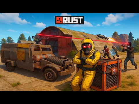 Видео: МОЯ БРОНИРОВАННАЯ МАШИНА СОБИРАЕТ ВЕСЬ ЛУТ в РАСТ / RUST