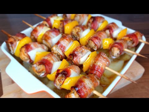 Видео: Самые ВКУСНЫЕ ЗАКУСКИ на ВСЕ ПРАЗДНИКИ! Лучшие 7 рецептов с беконом - Простые и Вкусные!