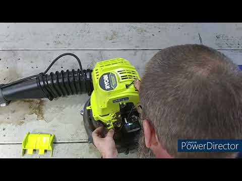 Видео: Ремонт тяги воздуходувки Ryobi RY38BP