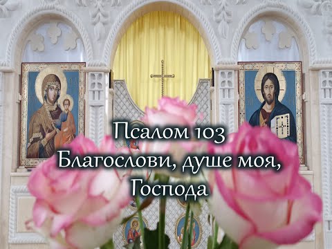 Видео: Псалом 103, Благослови душе мою, Господи