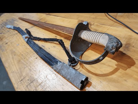 Видео: Реставрация старинной сабли испанского флота