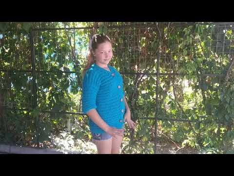 Видео: Жакет крючком для начинающих 🧶