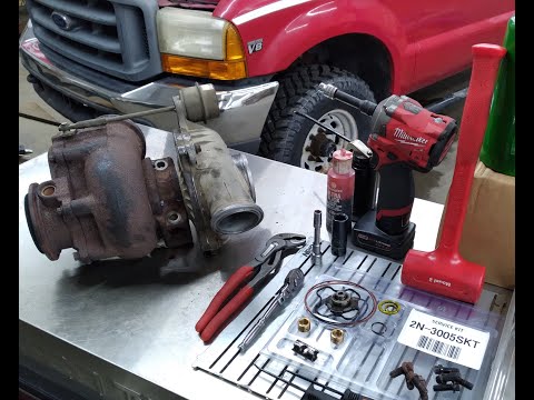 Видео: 99-03 Ford 7.3 Powerstroke самостоятельная переборка турбины СЭКОНОМЬТЕ БОЛЬШИЕ ДЕНЬГИ