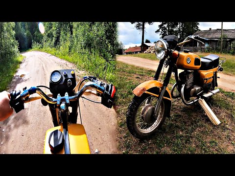 Видео: Мотоцикл "ВОСХОД 3М"  POV Test от первого лица / test drive from the first person