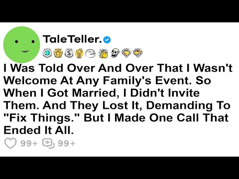 Видео: Мне снова и снова говорили, что мне не рады ни на одном семейном мероприятии. Так что...
