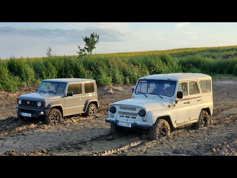 Видео: Японский Гелик против Русского! Suzuki Jimny 2020 vs. UAZ 469! Джимни и Уазик!