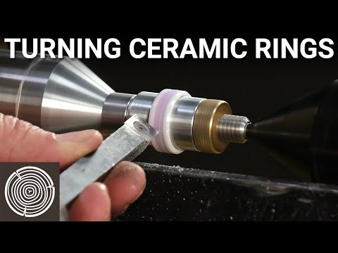 Видео: Точение керамических кольцевых сердечников