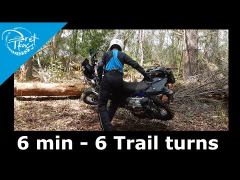 Видео: 6 способов развернуться на бездорожье (разворот, поворот на 180 градусов), приключенческий мотоцикл