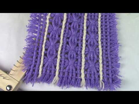 Видео: Плетение на квадратной рамке ХоббиМаркет