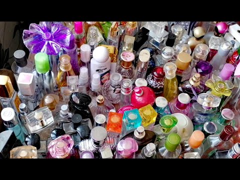 Видео: Караул..)) ОЧЕНЬ МНОГО парфюмерных ПУСТЫХ флаконов ЗА 2 ГОДА!