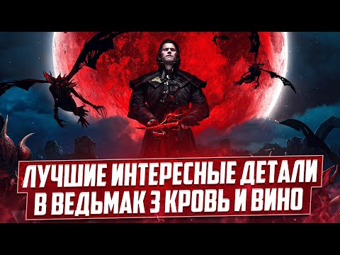 Видео: Лучшие Интересные Детали в Ведьмак 3 Кровь и Вино