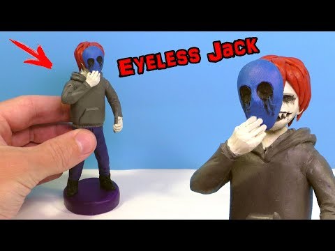 Видео: Лепим Безглазого Джека из Крипипасты | Eyeless Jack from clay