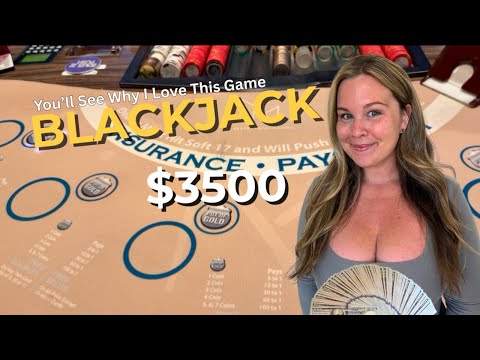 Видео: Мой любимый способ играть в блекджек! | Бесплатная ставка с высоким лимитом в M Resort