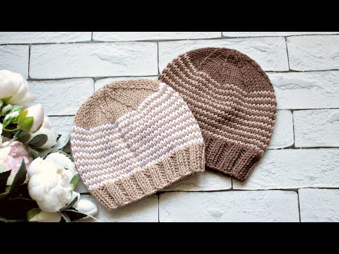 Видео: Шапка для новорождённых методом хеликс.