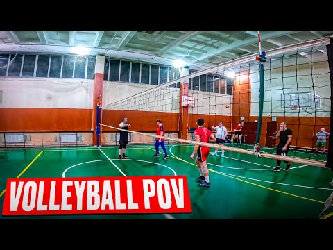 Видео: Борьба за мяч!) Волейбол от первого лица на GoPro!) #volleyball #волейбол