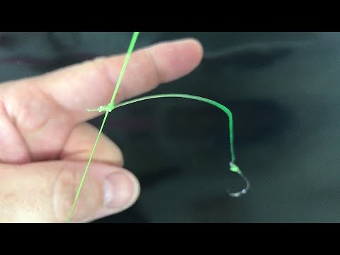 Видео: Идеальный способ привязать боковой поводок\Рыболовные узлы\fishing knots