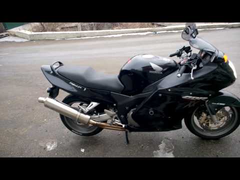 Видео: honda cbr1100xx super blackbird звук