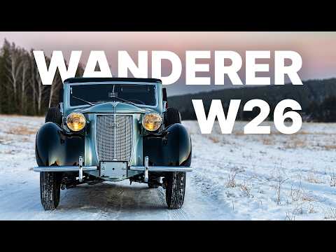 Видео: Audi Wanderer W26 1938 года: Редкий немецкий раритет снова на ходу!