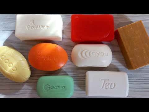 Видео: ASMR SOAP|Cutting soap|soap carving|резка мыла|асмр