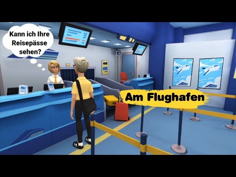 Видео: В аэропорту ✅| Учите немецкий с помощью диалогов