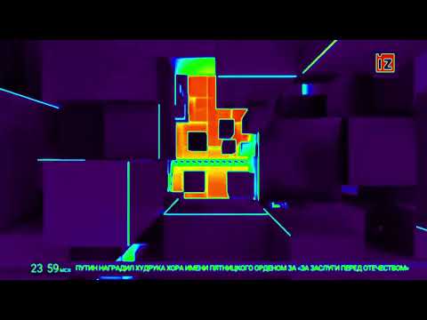 Видео: Заставка программы Известия с эффектами №5. Izvestia program screensaver with effects №5.