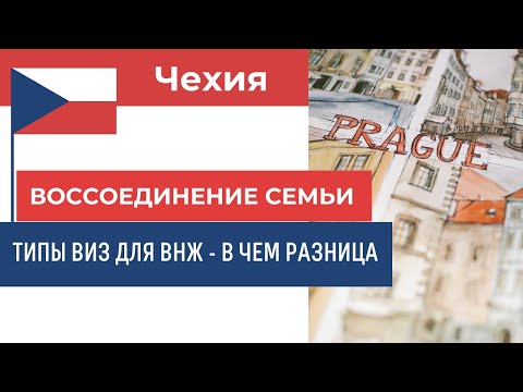 Видео: Воссоединение семьи в Чехии 2020. Виды виз. Разница. Какую выбрать.
