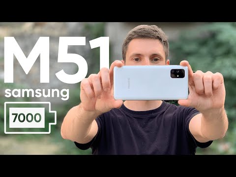 Видео: Обзор Samsung Galaxy M51 - гигантская батарея и крутой экран