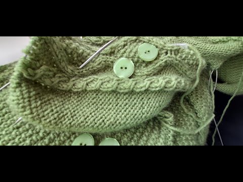 Видео: Вяжу рукав  Расчеты  Купила пуговицы