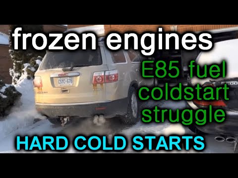Видео: Hard COLD STARTS in Winter. Compilation. Down to -36*C! Холодный запуск в мороз -36. S4E26