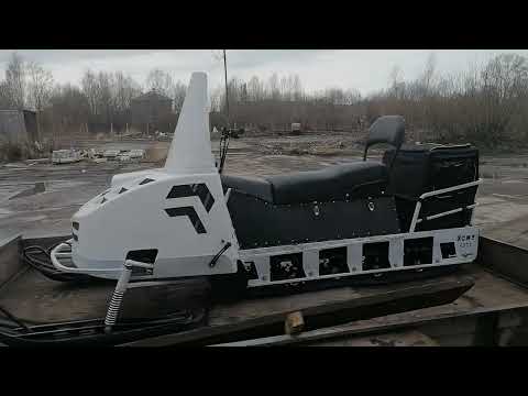 Видео: Снегоход Хома 600т. ГУСЕНИЦА 600мм!! Мотор Лончин 30л.с.