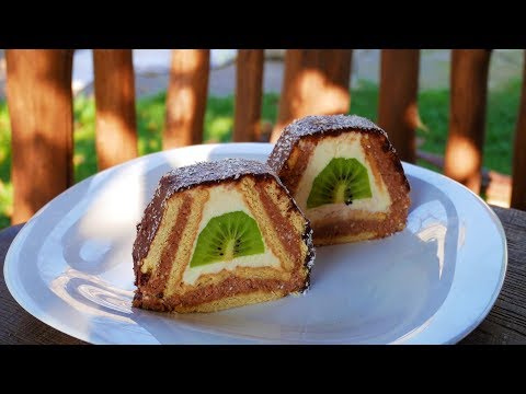 Видео: Вкус из Детства! Простой и Вкусный Торт Без Выпечки "Домик" из печенья и творога!