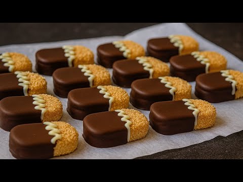 Видео: Эти тающие во рту печенья вызывают привыкание! Вы не остановитесь после одного укуса!