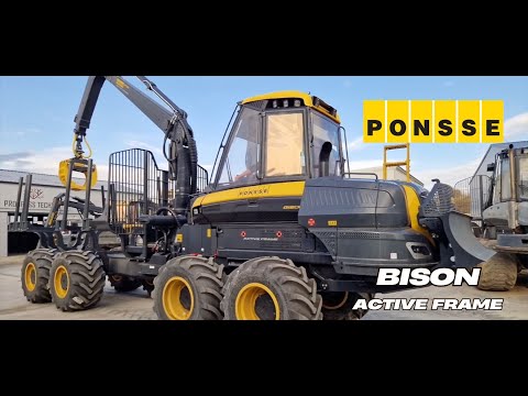 Видео: Форвардер PONSSE BISON 2024
