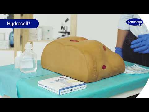 Видео: Hydrocoll®. Уход за хронической и острой раной во влажной среде